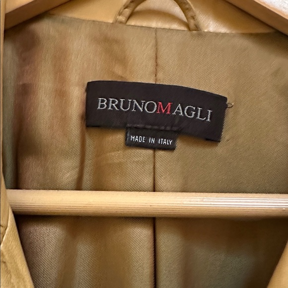 ⬇️ Price Drop⬇️ Bruno Magli Tan Leather Jacket - Picture 2 of 14